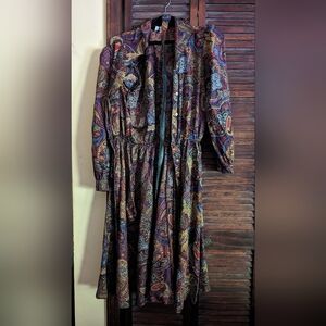 Breli Paisley print vintage dress